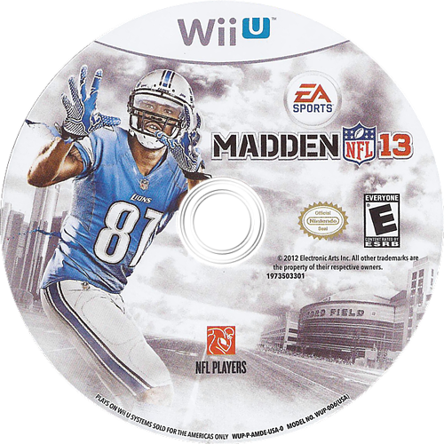 Madden NFL 13 screenshot 3 for Wii U